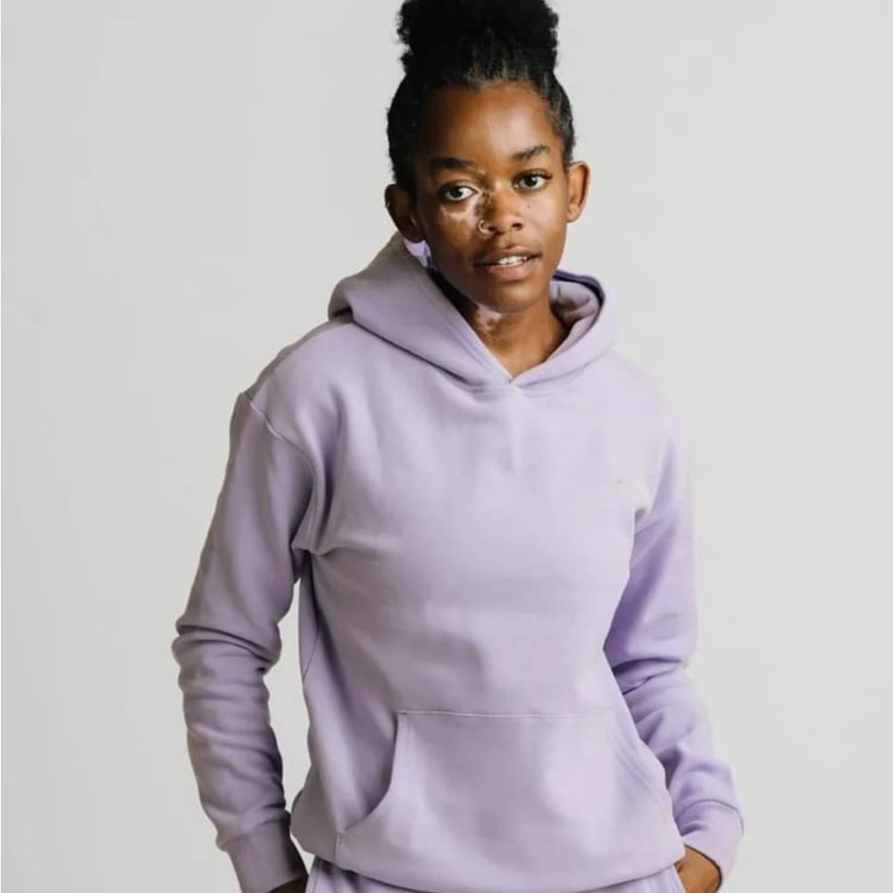 ZYIA hoodie light purple XL